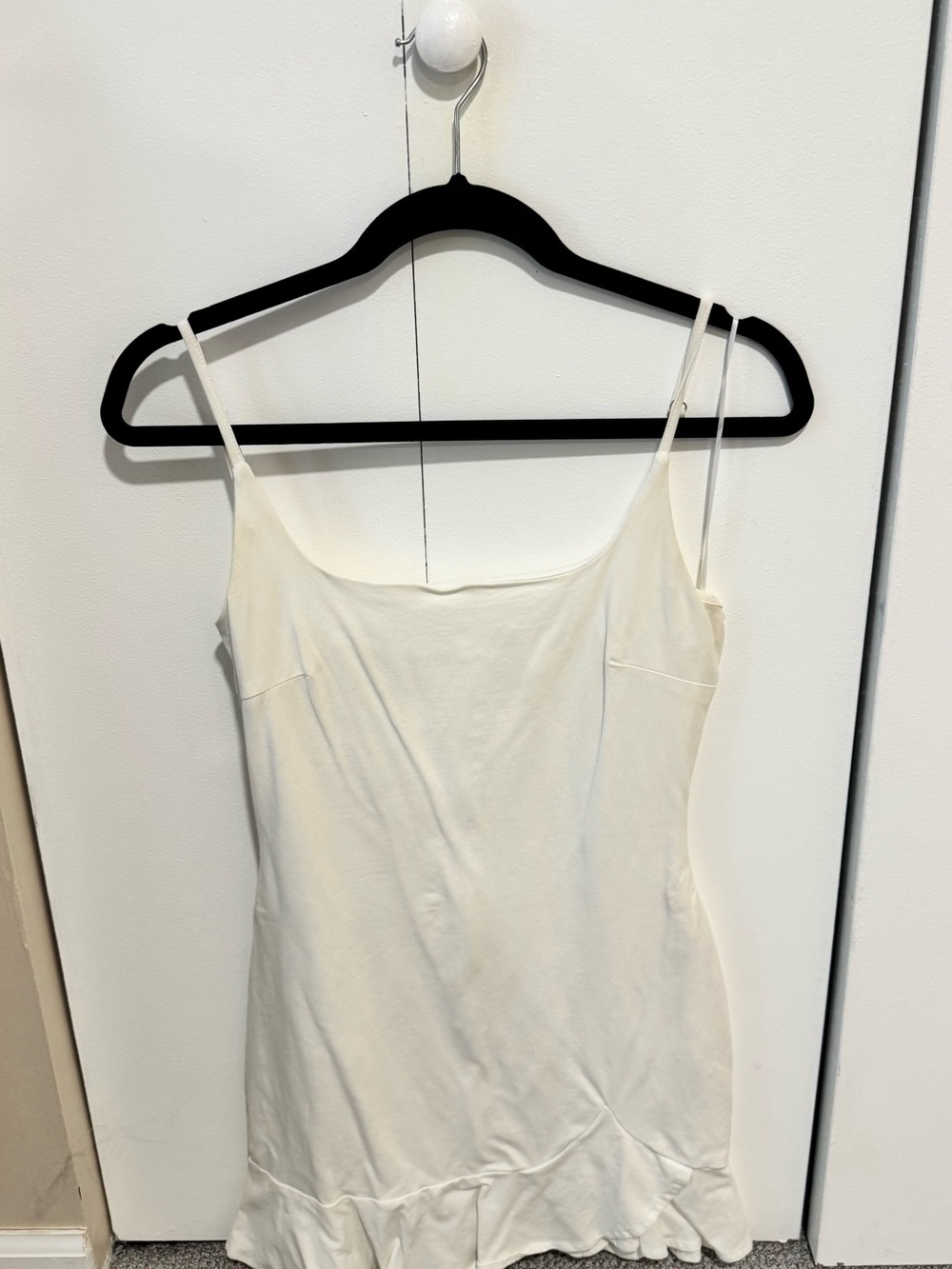 Princess Polly Cream Spaghetti Strap Slip Dress